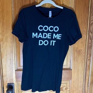 Bella Canvas Coco made me do it Women’s Slim Tee 2XL NWOT